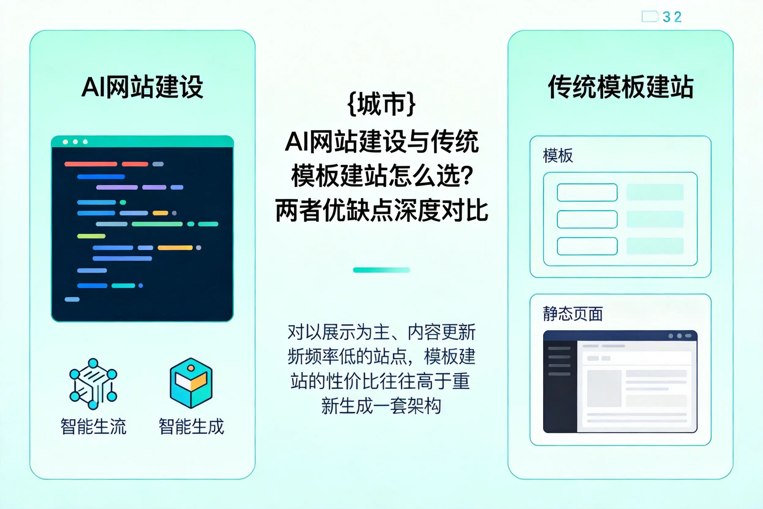 铜陵AI网站建设与传统模板建站怎么选？两者优缺点深度对比