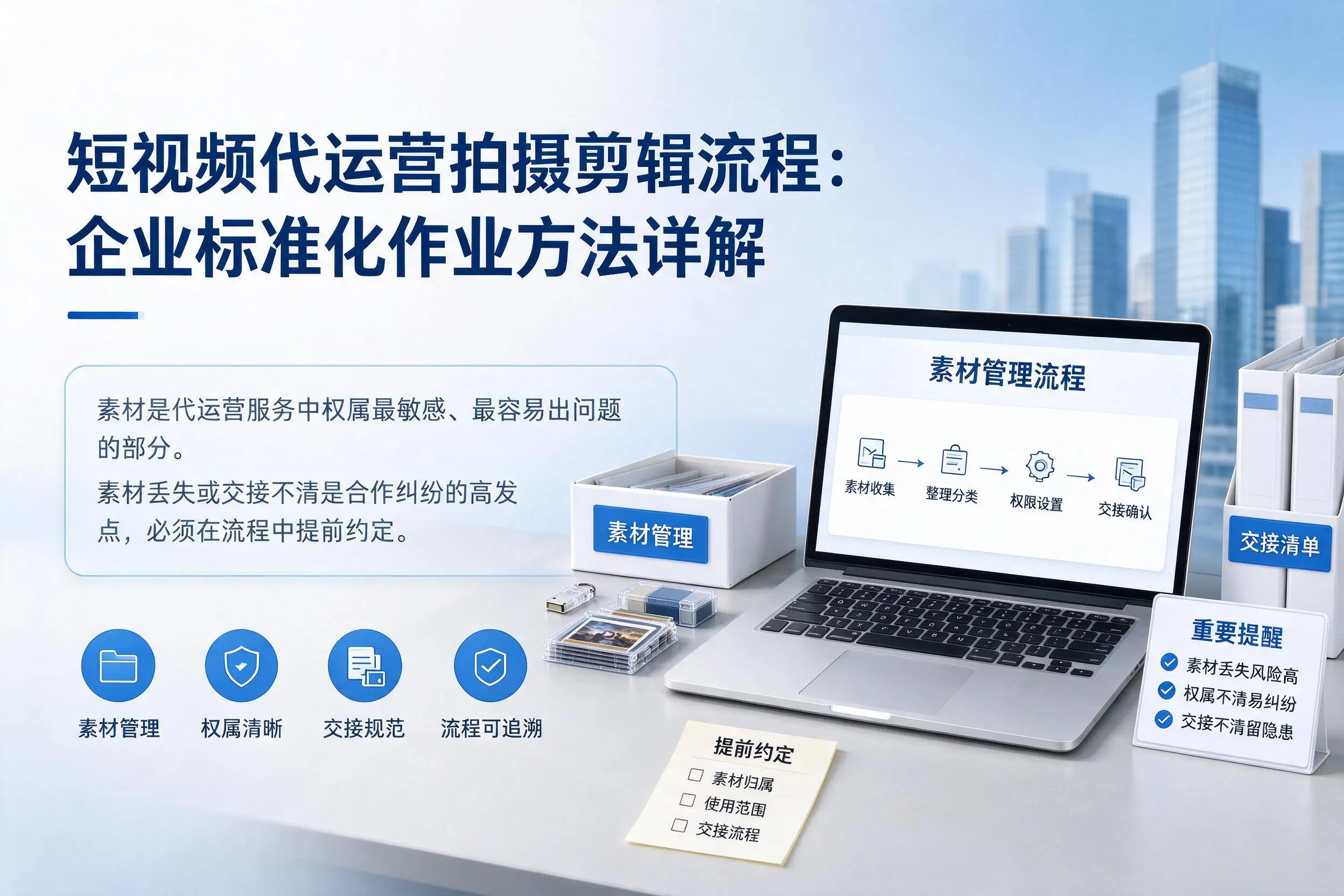 短视频代运营拍摄剪辑流程:铜陵企业标准化作业方法详解