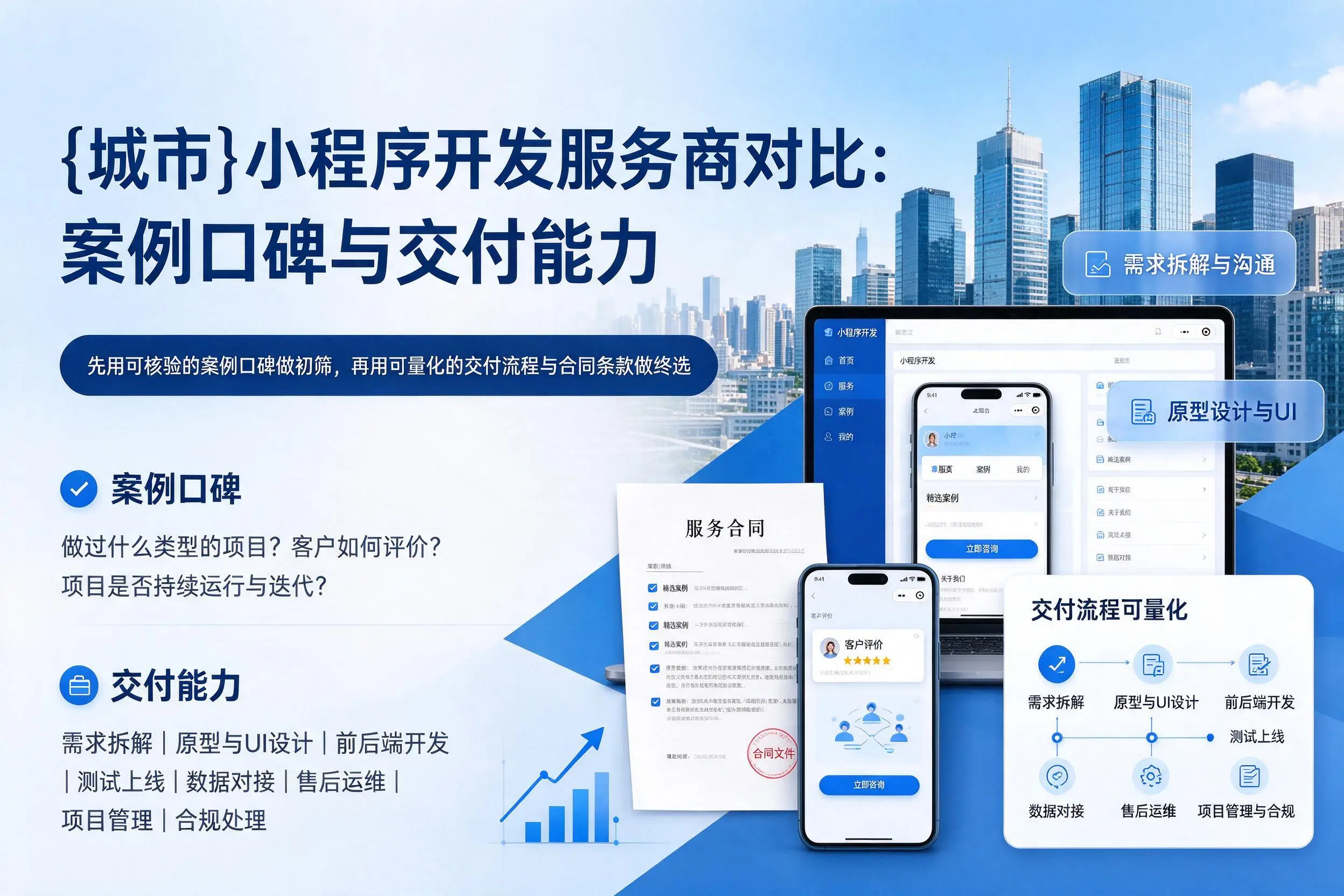 铜陵小程序开发服务商对比：案例口碑与交付能力