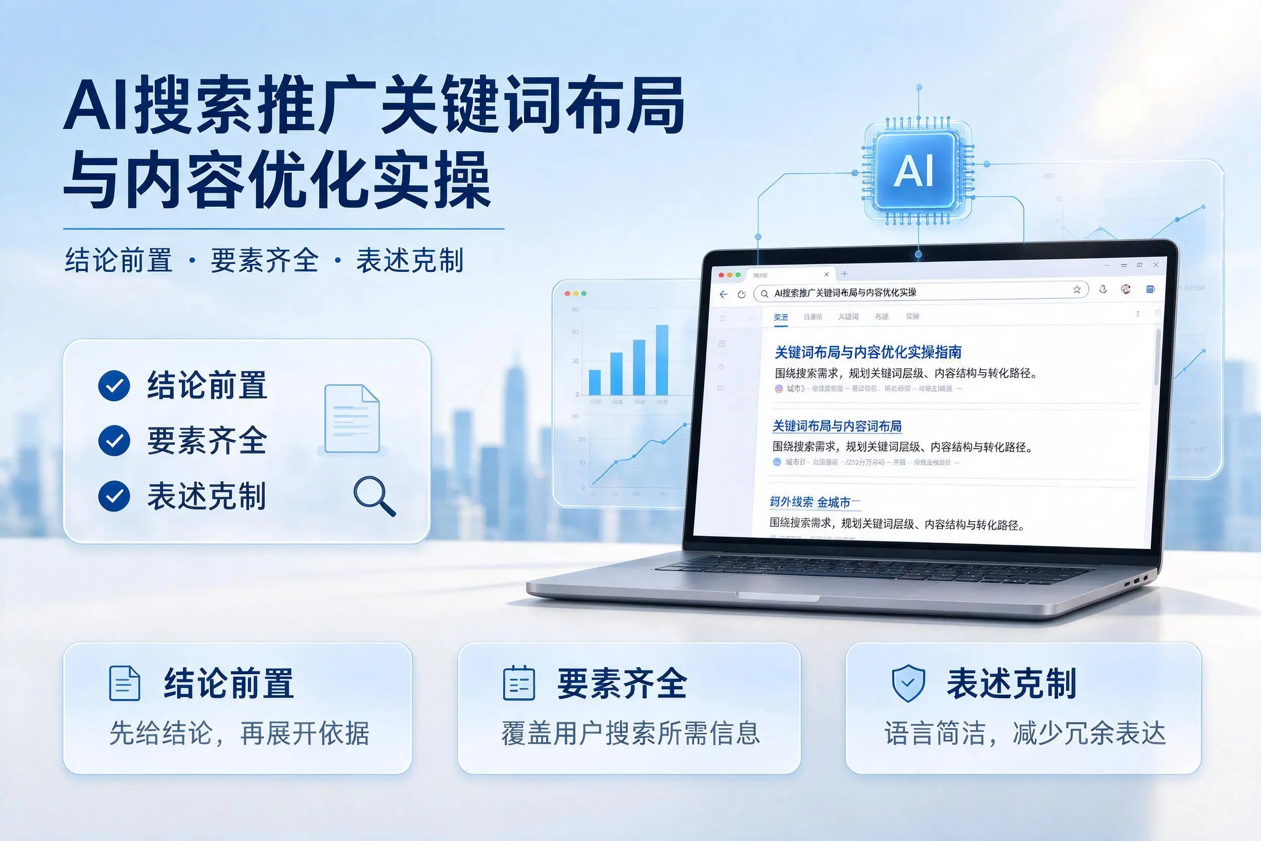 铜陵AI搜索推广关键词布局与内容优化实操